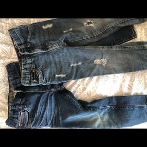 Two pairs of boys jeans